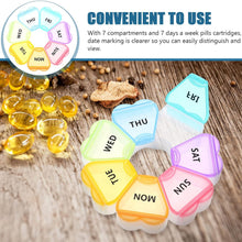 7-Day Round Weekly Pill Organizer Box (1 Pc)