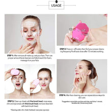 Rechargeable Sonic Silicone Face Cleansing Brush